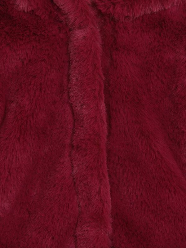 Hooded Faux Fur Cardigan image number 2